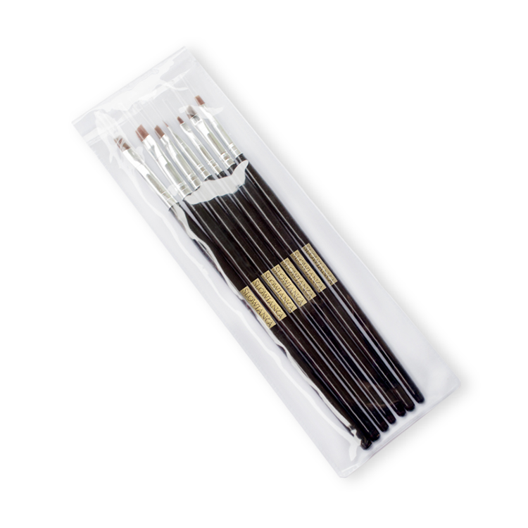 Slowianka One Stroke Nail Art Brush Set - product colour shown on a white background