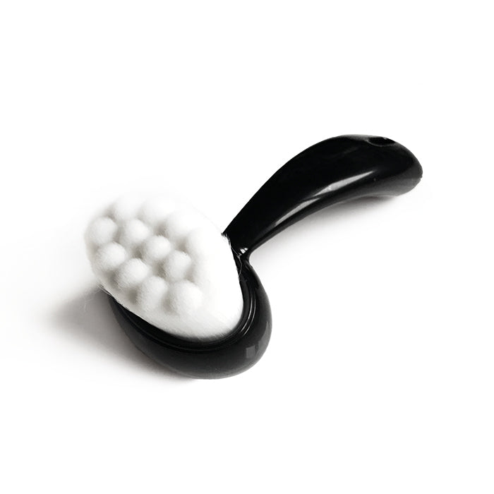 Slowianka Penguin Dusting Brush Black - isolated on a white background