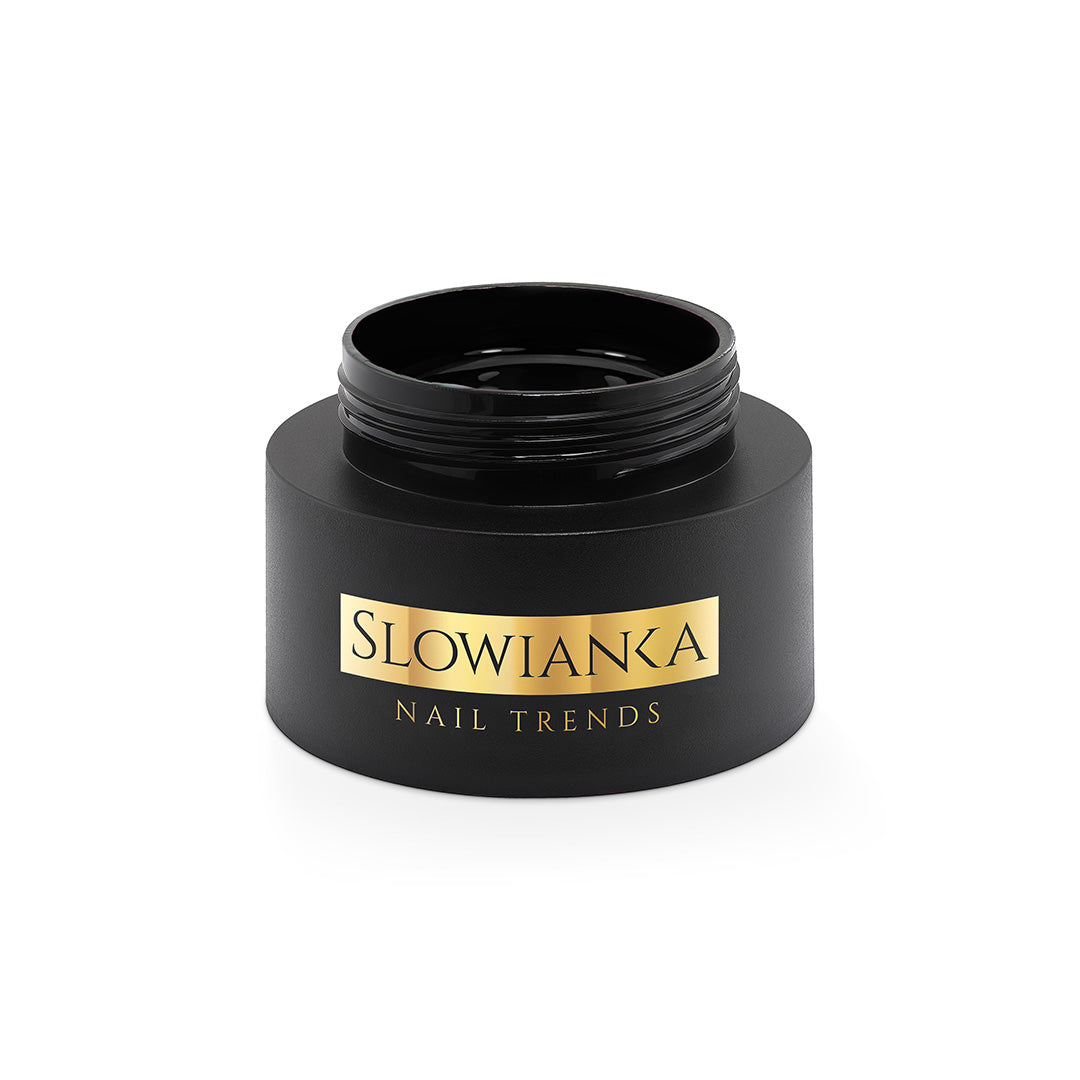 Slowianka Perfect Clear Transparent Builder Gel - Ideal Thixotropic - colour shown on manicured nails