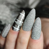 Slowianka Quicksilver Efekt Powder Dust - colour shown on manicured nails