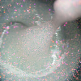 Slowianka Rose Mirage Sand Powder Dust - product colour and packaging on a dark background
