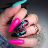 Slowianka Silver Drops Crystals 05 - colour shown on manicured nails