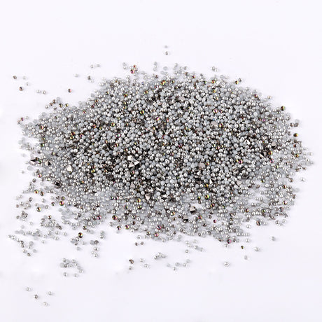 Slowianka Silver Mix Crystals 03 - colour shown on manicured nails