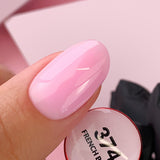Slowianka Strong Cover Base 374 French Base - colour shown on manicured nails