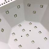 Slowianka Sun Power UV LED Nail Lamp 48W - close-up showing controls and working components