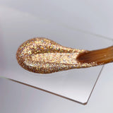 Slowianka Tiny Gold Holo Decoration Powder Dust - product colour and packaging on a dark background