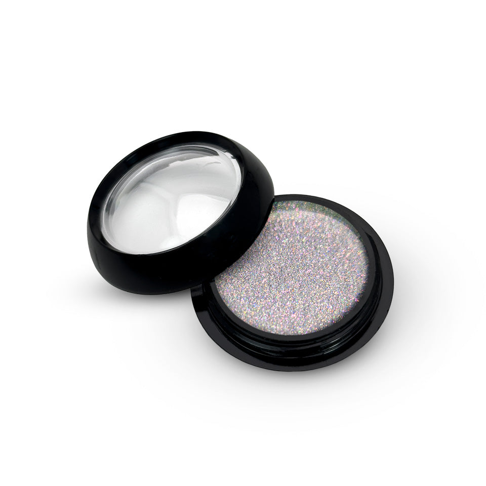 Slowianka Tiny Pink Holo Decoration Powder Dust - product colour shown on a white background
