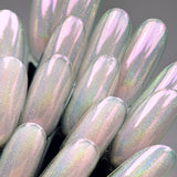 Slowianka Tiny Pink Holo Decoration Powder Dust - product colour and packaging on a dark background