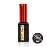 Slowianka Top Coat No Wipe Flash Cat Eye Violet - product colour shown on a white background
