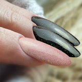 Slowianka Top Coat No Wipe Flash Gold - colour shown on manicured nails