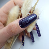 Slowianka Top Coat No Wipe Holo - colour shown on manicured nails