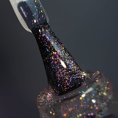 Slowianka Top Coat No Wipe Multicolor - product colour and packaging on a dark background
