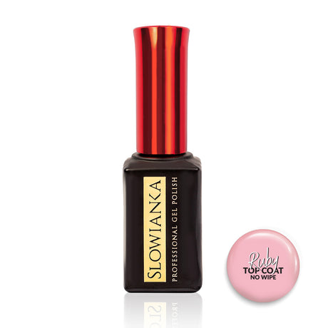Slowianka Top Coat No Wipe Ruby - product colour shown on a white background