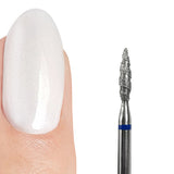 Slowianka Twister 2 Nail Drill Bit 150-180 Grit - displayed in a styled studio photograph