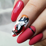 Slowianka Velvet Top Coat - colour shown on manicured nails