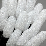 Slowianka White Snow Decoration Powder Dust - product colour and packaging on a dark background