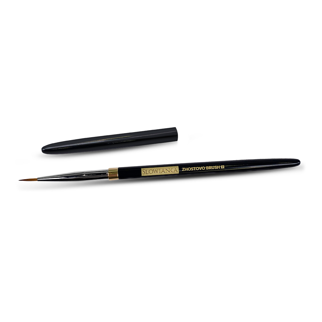 Slowianka Zhostovo Nail Art Brush 2 - isolated on a white background