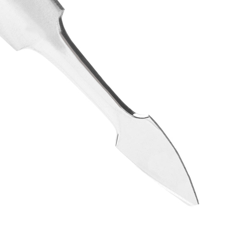 Snippex 884 Double-Ended Cuticle Pusher - stainless-steel cuticle pusher with the working tip visible on a white background
