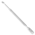 Snippex 887 Stainless Steel Cuticle Pusher - stainless-steel cuticle pusher with the working tip visible on a white background