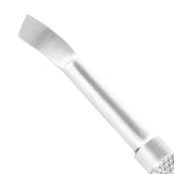 Snippex 887 Stainless Steel Cuticle Pusher - stainless-steel cuticle pusher with the working tip visible on a white background
