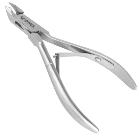 Snippex B Cuticle Nippers 10cm With 4mm Jaw - stainless-steel nippers with the cutting jaws visible on a white background