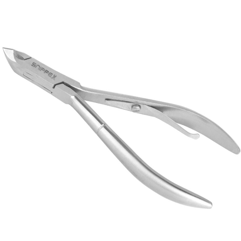 Snippex Cuticle Nippers 12cm With 4mm Jaw - stainless-steel nippers with the cutting jaws visible on a white background