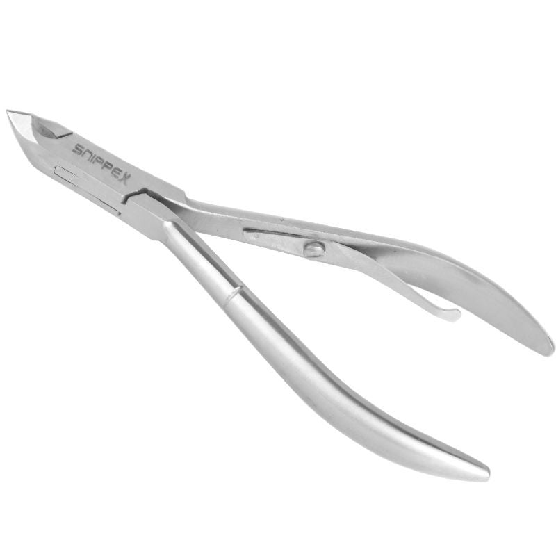 Snippex Cuticle Nippers 12cm With 4mm Jaw - stainless-steel nippers with the cutting jaws visible on a white background