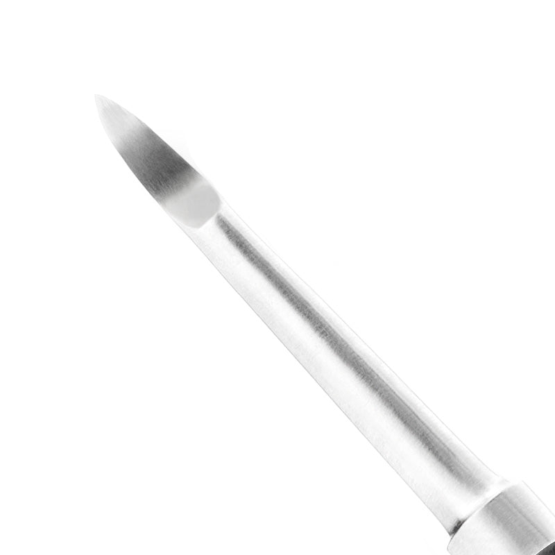 Snippex Double-Sided Manicure Hoof 888 - stainless-steel cuticle pusher with the working tip visible on a white background
