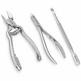 Snippex Manicure & Pedicure Tool Trio bundle on a white background
