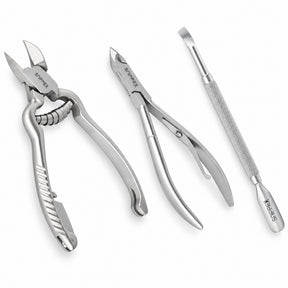 Snippex Manicure & Pedicure Tool Trio bundle on a white background
