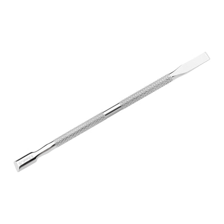 Snippex Precision Double-Sided Hoof Tool - 12.5cm for Superior Nail Care - stainless-steel cuticle pusher with the working tip visible on a white background