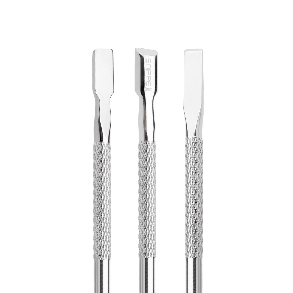 Snippex Precision Double-Sided Hoof Tool - 12.5cm for Superior Nail Care - stainless-steel cuticle pusher with the working tip visible on a white background