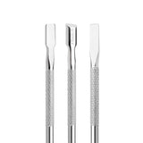 Snippex Precision Double-Sided Hoof Tool - 12.5cm for Superior Nail Care - stainless-steel cuticle pusher with the working tip visible on a white background