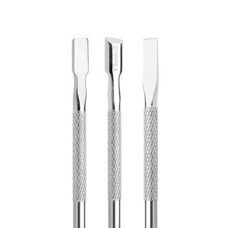 Snippex Precision Double-Sided Hoof Tool - 12.5cm for Superior Nail Care - stainless-steel cuticle pusher with the working tip visible on a white background