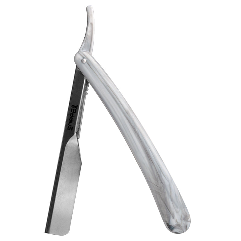Snippex Professional Shaving Razor 115 Shavette Marble - isolated on a white background