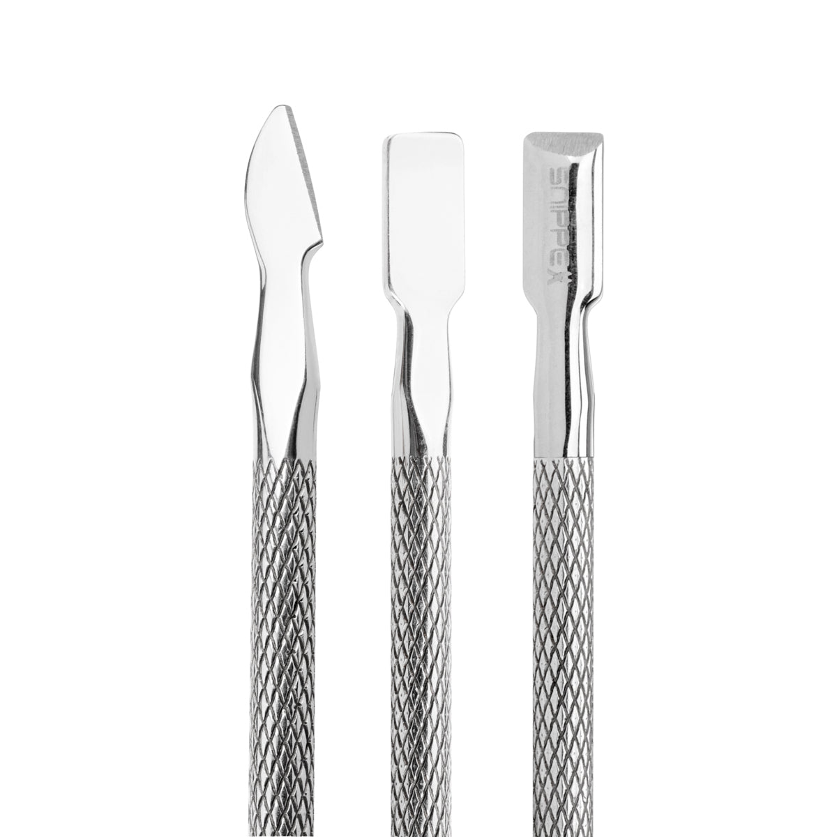 Snippex PS17 Cuticle Pusher 12.3cm - stainless-steel cuticle pusher with the working tip visible on a white background