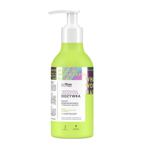 So!Flow Protein & Emollient Conditioner for Low Porosity Hair without Volume - retail hair-care container isolated on a white background