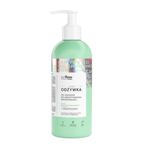So!Flow Smoothing Conditioner for Hair After Keratin Straightening - retail hair-care container isolated on a white background