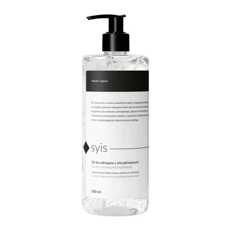 Syis Dermo Lift & Peel Gold Skin Scrubber With Syis Cosmetics - isolated on a white background