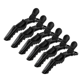 Toni&Guy E-06 Hair Sectioning Clips - 6 Pack - isolated on a white background