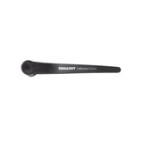 Toni&Guy E-32 Hairdressing Clamps 6 Pcs 11.5cm Black - isolated on a white background