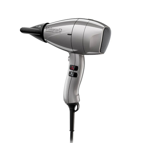 Valera 9600 Ionic Rotocord Hair Dryer Grey - styling tool shown on a white background