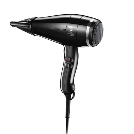 Valera Vanity Performance Timeless Hair Dryer Black - styling tool shown on a white background