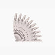 Ten Victoria Vynn APEX ARCHITECT 120/180 crescent nail files arranged in a fan