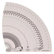Close-up of 25 Victoria Vynn Apex Architect crescent nail files in 120/180 grit on a white background