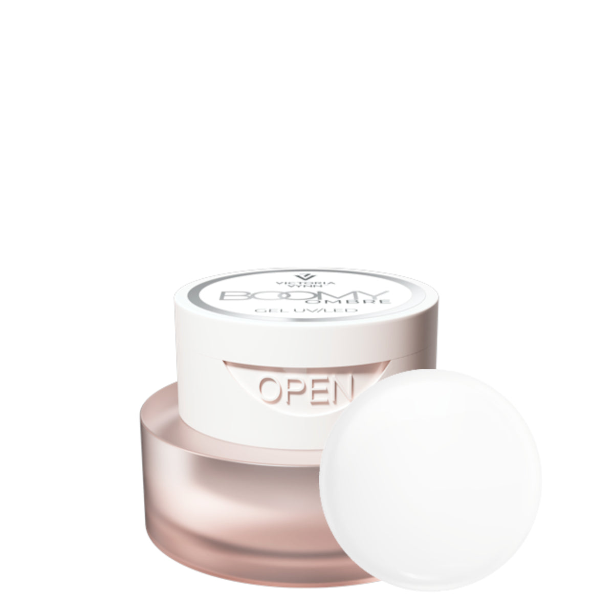 Victoria Vynn Boomy Ombre Gel UV/LED White - product colour shown on a white background