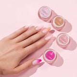 Victoria Vynn Boomy Ombre Gel UV/LED Beige - shade swatches shown beside the product