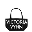 Victoria Vynn Canvas Bag Black - isolated on a white background