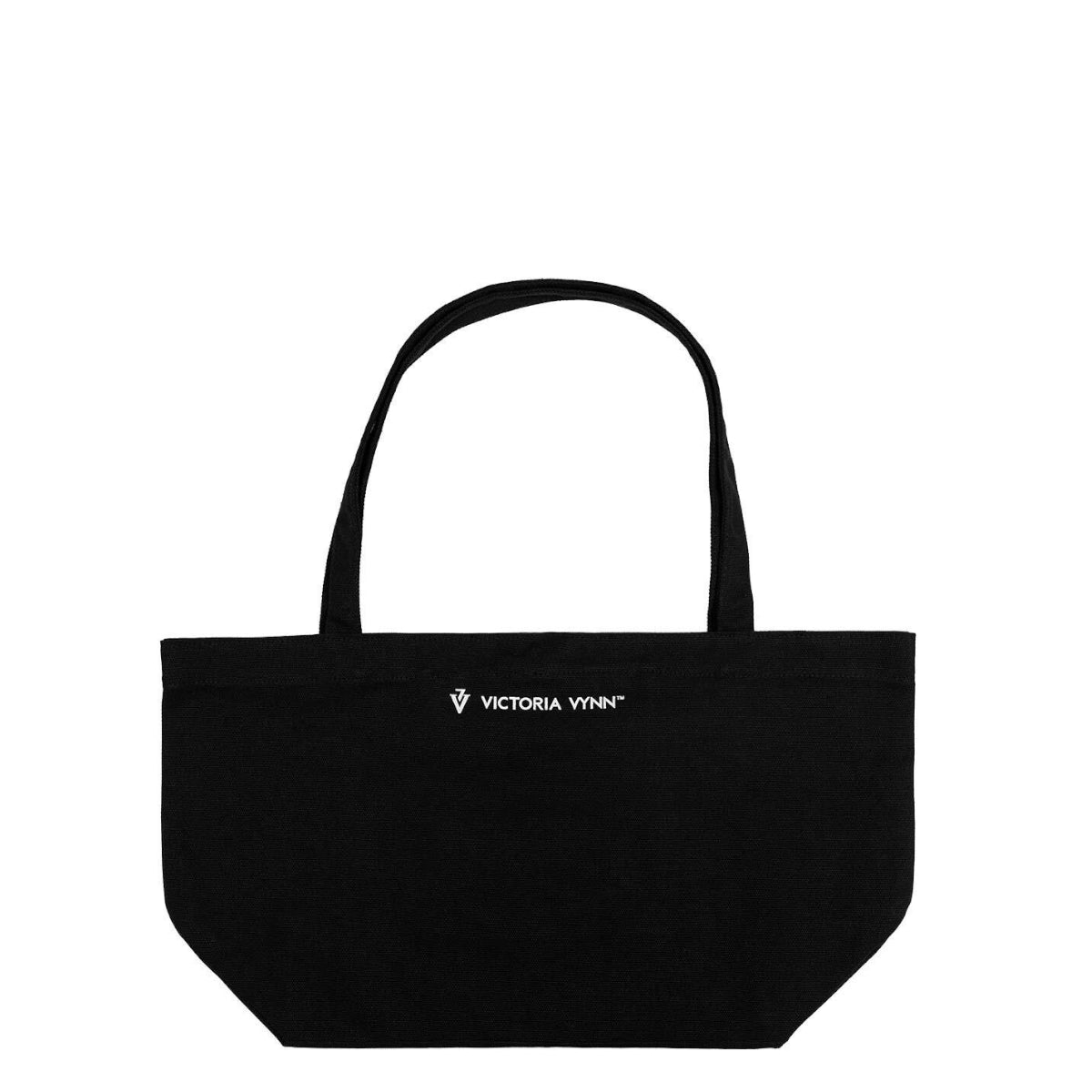 Victoria Vynn Canvas Bag Black - isolated on a white background