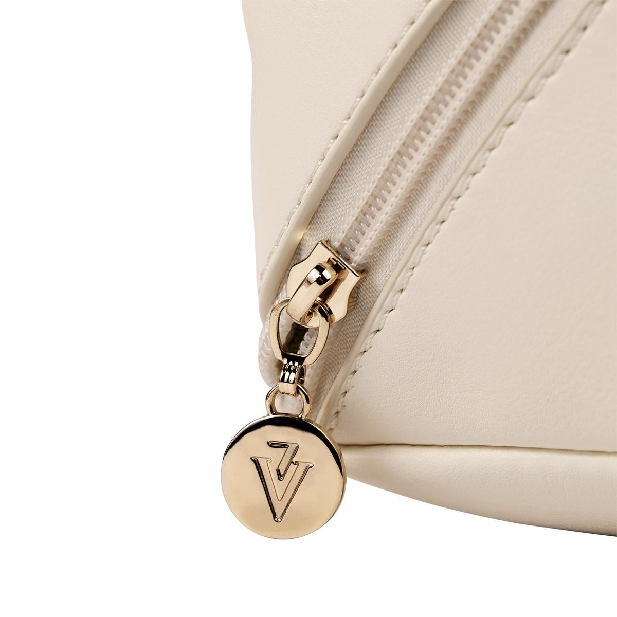 Victoria Vynn Cosmetic Bag Ecru - shown in use
